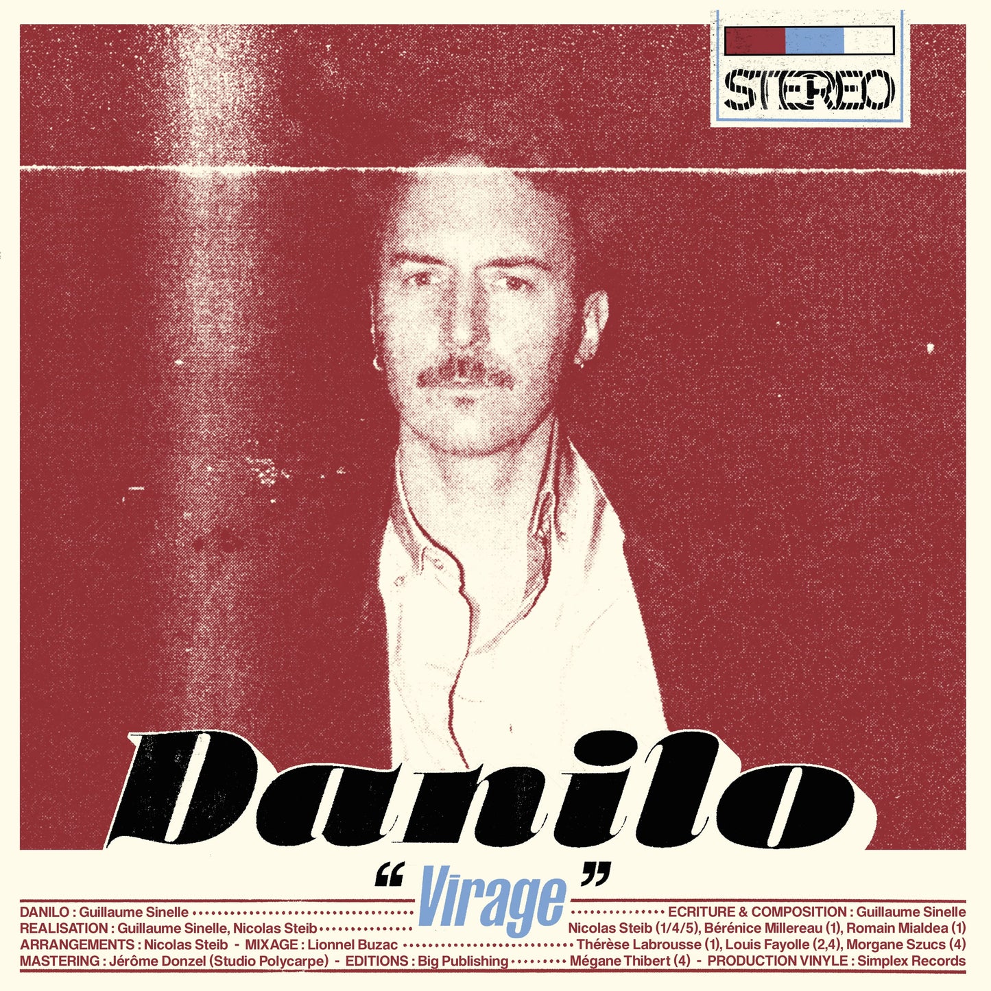 -MAXI 45 TOURS VINYLE DANILO "VIRAGE"