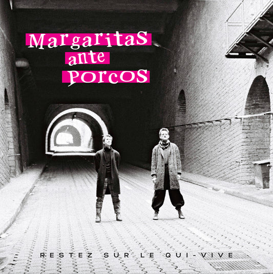 -ALBUM 33 TOURS MARGARITAS ANTE PORCOS "RESTEZ SUR LE QUI-VIVE" (vinyle translucide rose)